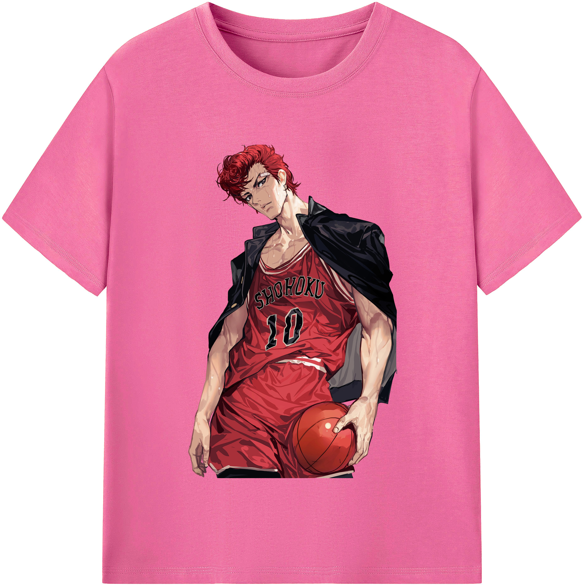 （画像用） SLAM DUNK／スラムダンク レディースカジュアルプリントTシャツ（綿100％）